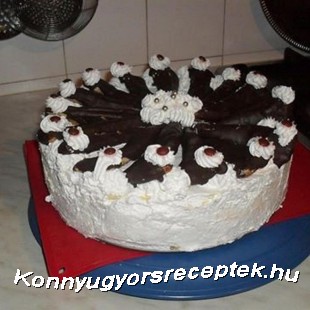 Franciakrémes torta Franciakrémes torta