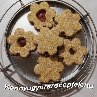 Kókuszos linzerkarika