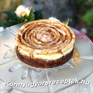 Cinnamon roll sajttorta Picipirostól Cinnamon roll sajttorta Picipirostól