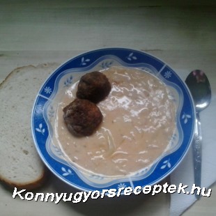 Tökfőzelék húsgombóccal