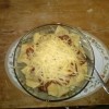 Gombás ravioli paradicsomos szószban