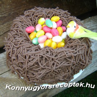 Fészek torta