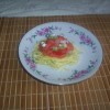 Vegetáriánus spagetti.